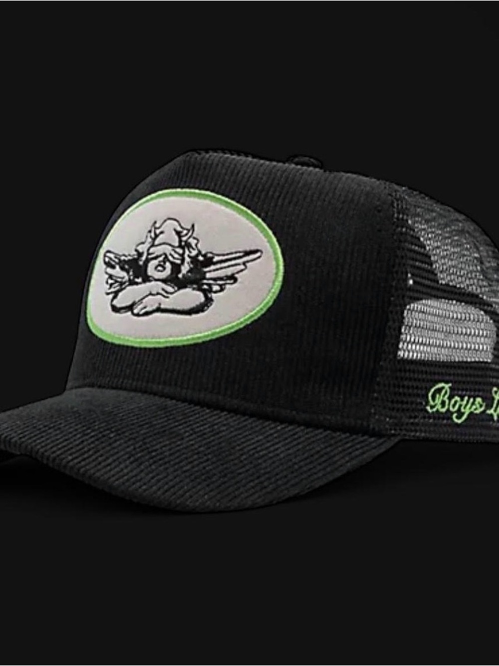 BOYS LIE TRUCKER W EMBROIDERED GREEN LOGO** LIKE NEW